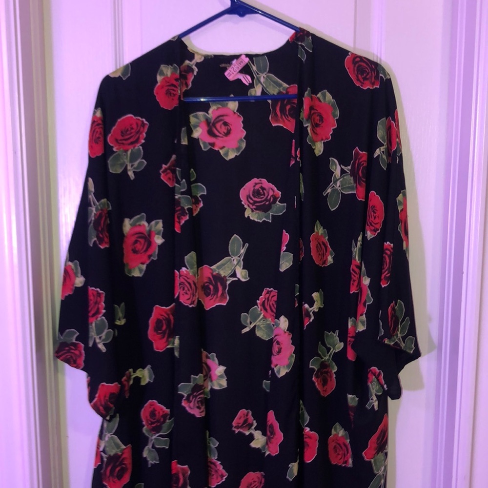 rose cardigan